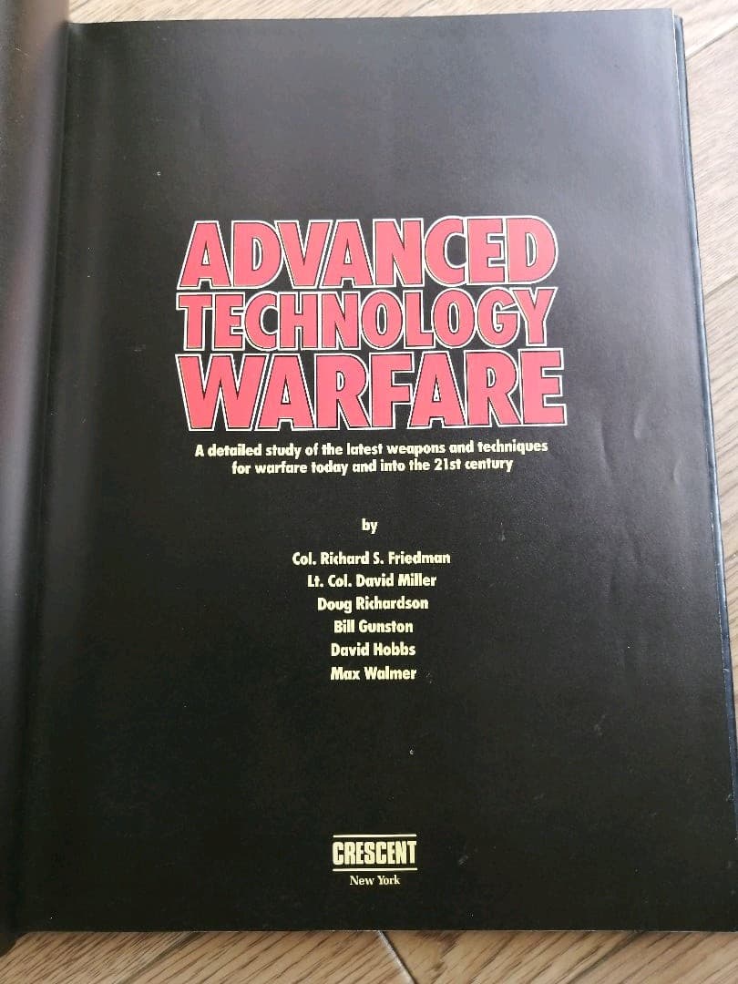 Advanced Technology Warfare 洋書 1985刊行
