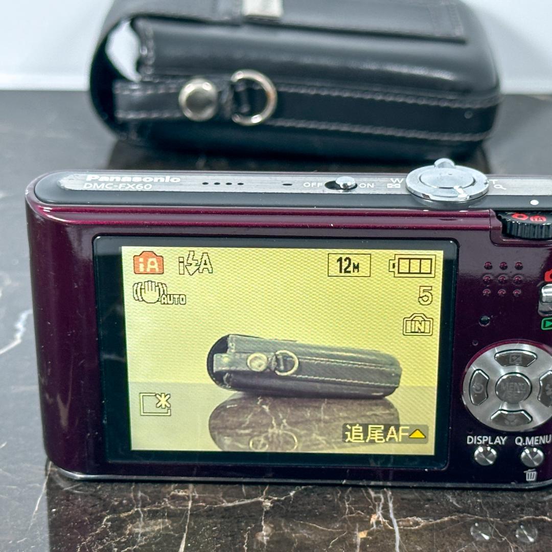 ケース付き】Panasonic LUMIX DMC-FX60 バイオレットの通販はau PAY