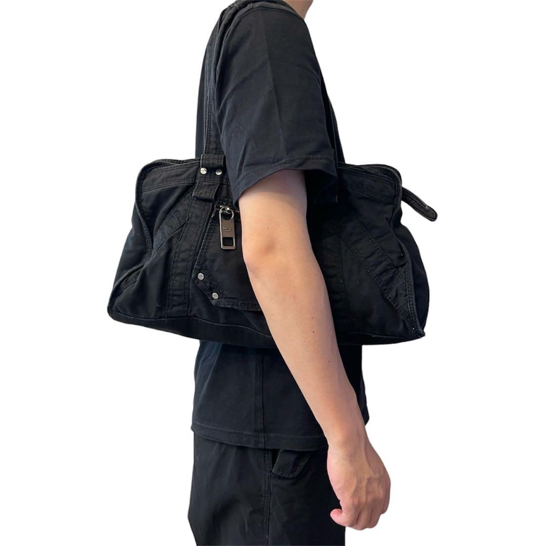 DIESEL ディーゼル アーカイブ メタルロゴ ショルダーバッグ y2k