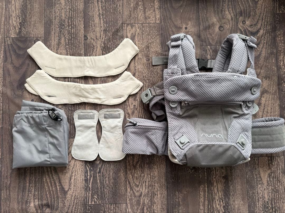 nuna ヌナ ベビーキャリア カドル cudl グレー 抱っこ紐　スタイ未使用 カトージ（KATOJI） nuna（ヌナ） nuna ベビーキャリア カドル