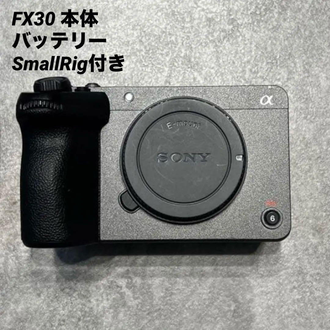 美品】SONY FX30 本体、バッテリー、SmallRig付き