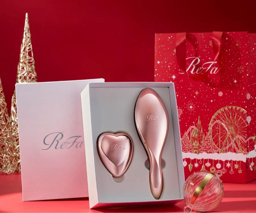 完売品ReFa ハートブラシ　エールブラシBOXクリスマスお正月限定ショッパー付 楽天市場】【クリスマス限定ショッパー売り切れ】リファハートブラシ