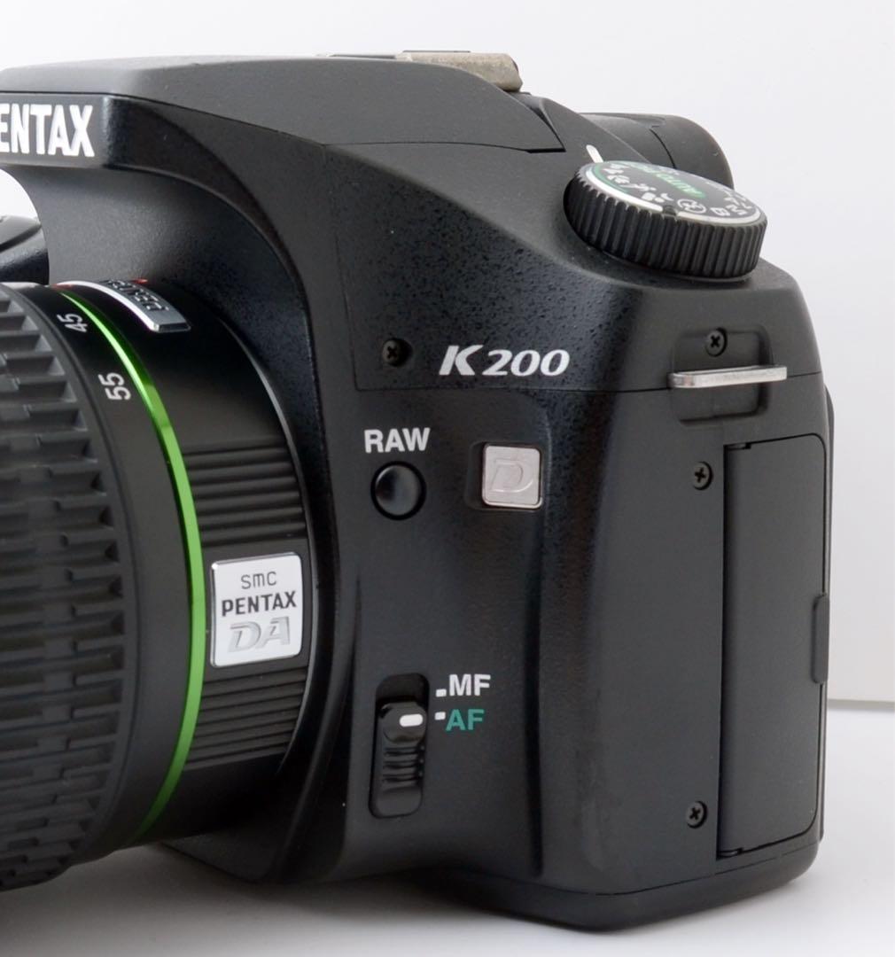 S数少！PENTAX K200D☆転送OK☆Wズームレンズキット