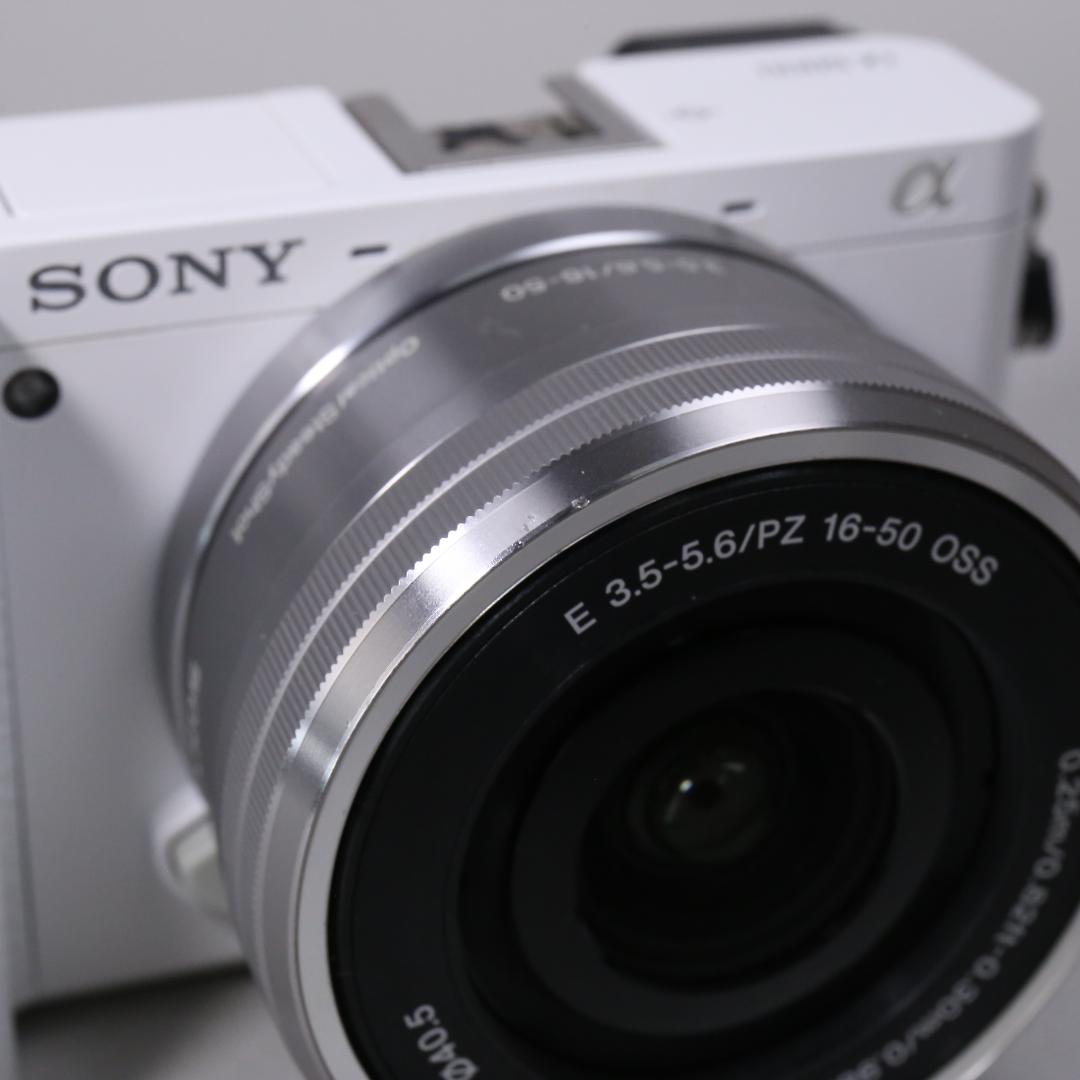 ☆ショット7905回☆SONY a6000 標準ズーム ホワイト ＃401の通販