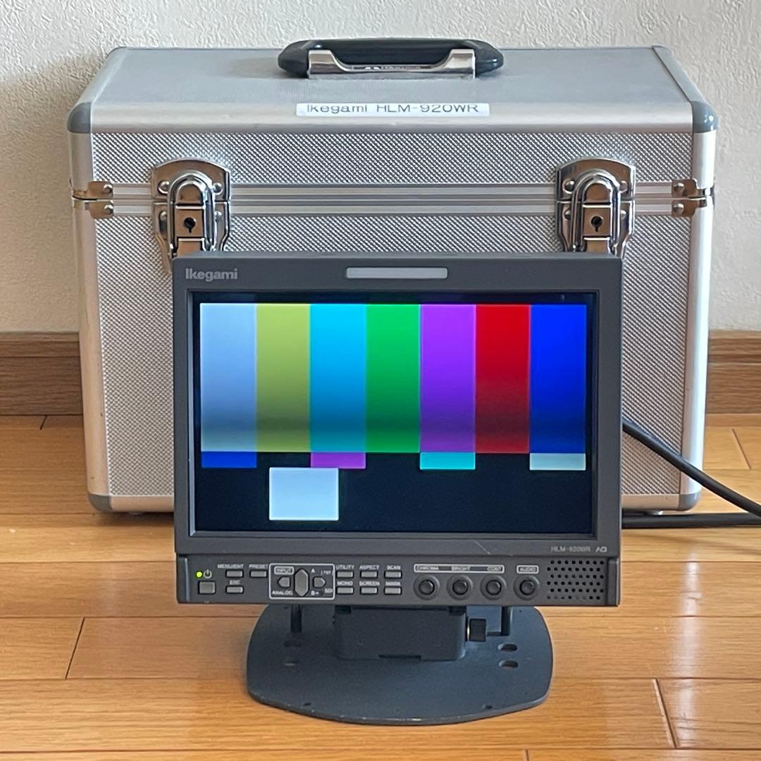 Ikegami HLM-920WR 9インチモニター Yahoo!オークション - IKEGAMI 9型液晶HDモニター HLM-920WR