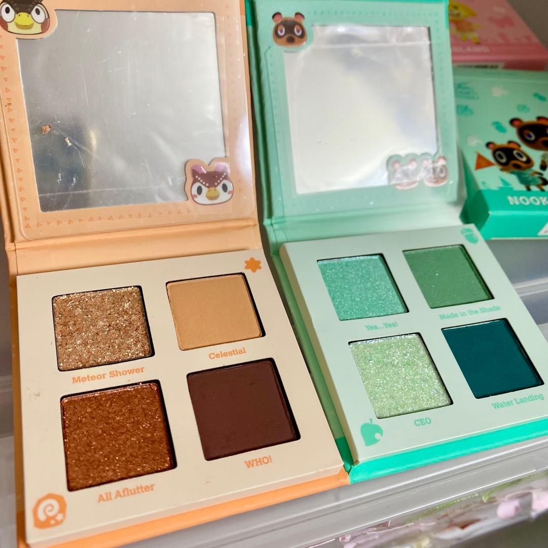 ColourPopカラーポップ あつまれどうぶつの森 コラボ アイシャドウ 4種