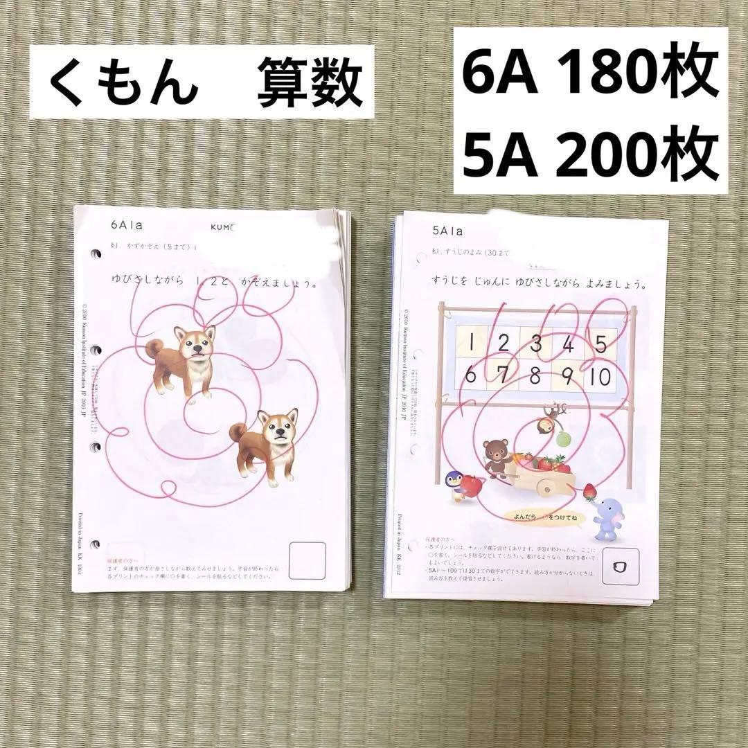 公文 算数 6A 5A 学習済みプリント【6A欠番あり】 - メルカリ