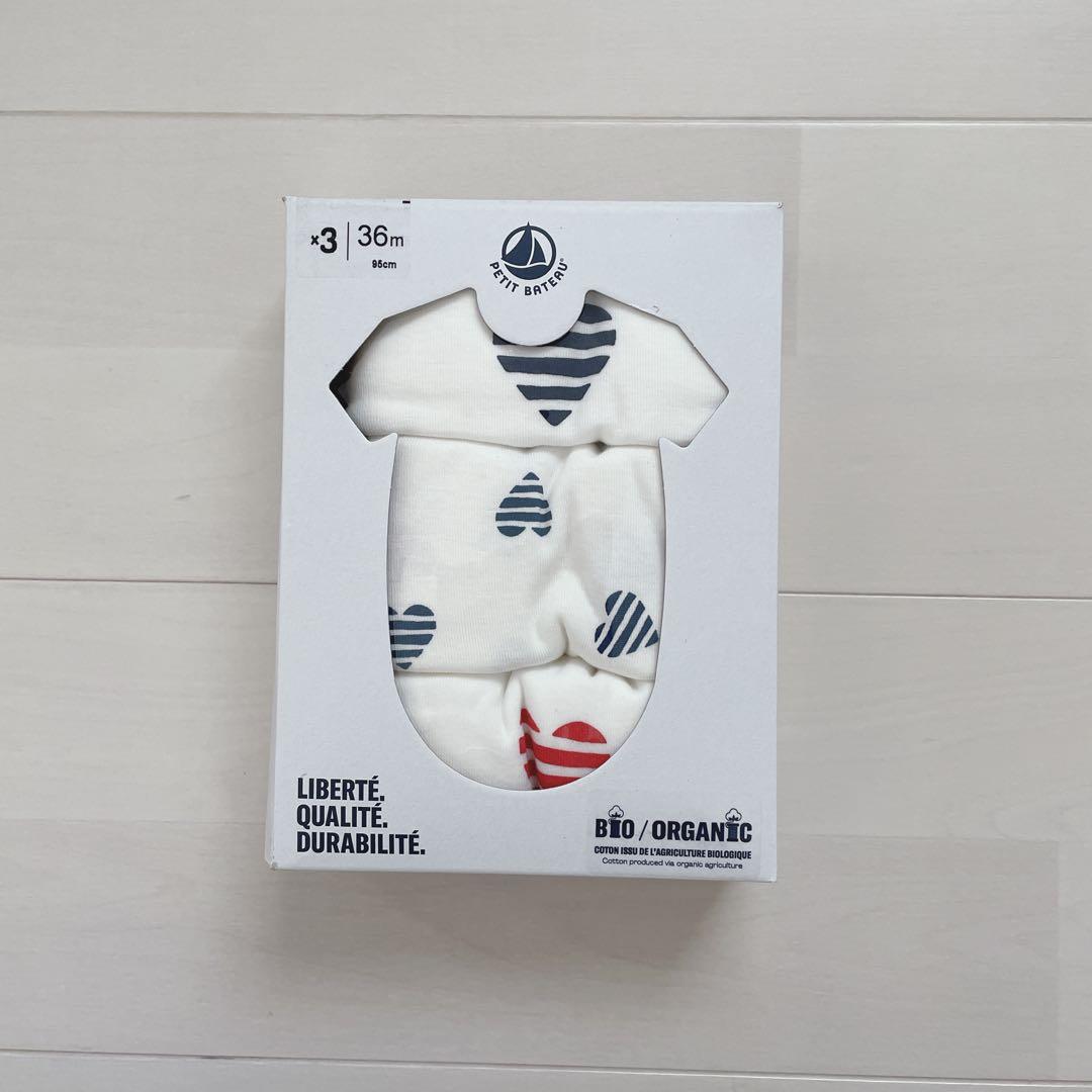 りり様専用！プチバトー 半袖ボディ3枚組 36m - メルカリ