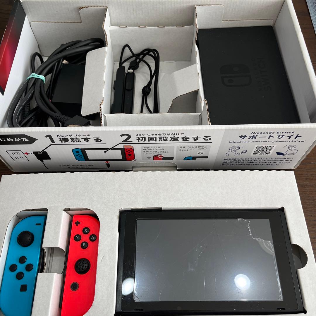 任天堂Switch本体 お値下げ中画面割れてません - メルカリ