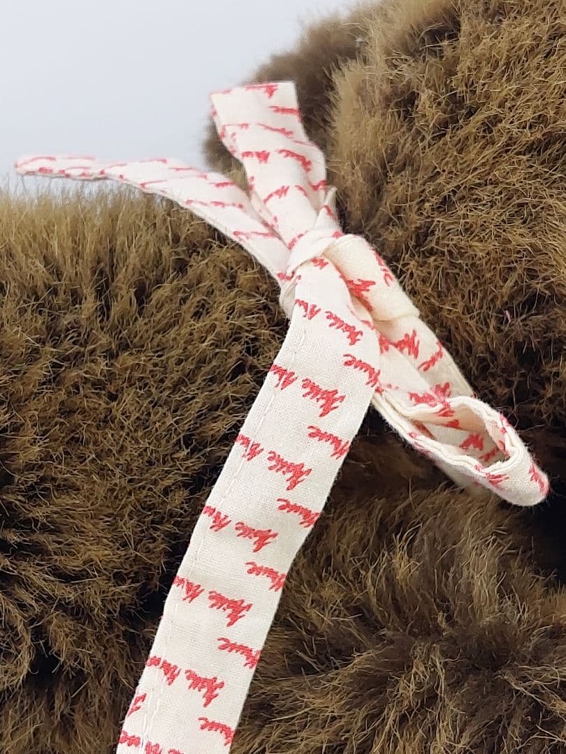 廃盤品 ケテクルーゼ ぬいぐるみ クタクタ犬 ドイツ製 ブラウン 横向き