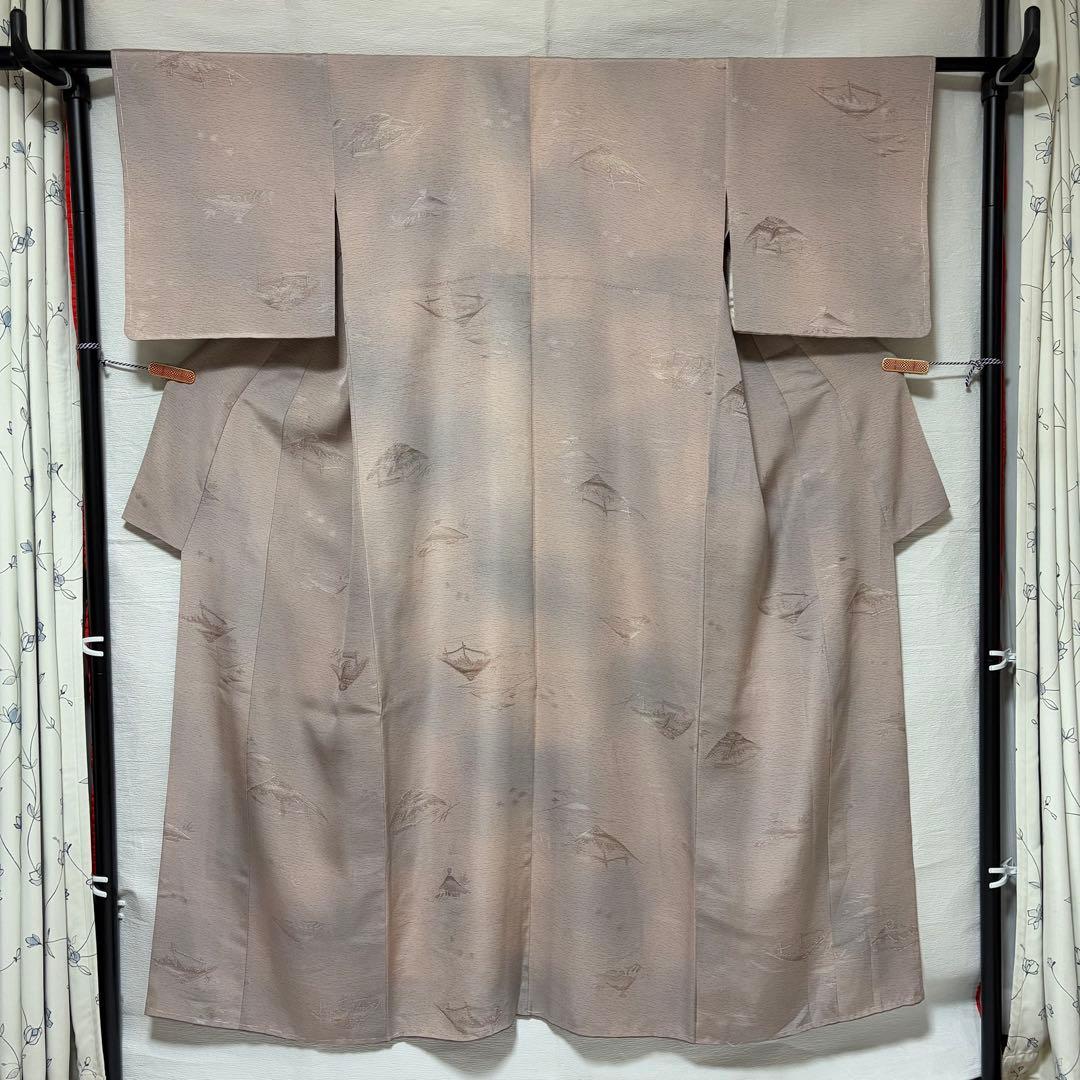 ヨ*ー様 正絹 色無地 フルセット 袷 卒業式 入学式 七五三 オ-24