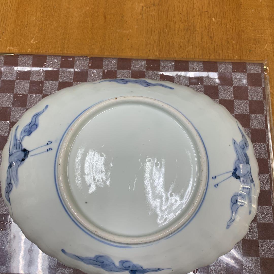 古伊万里、小判形、ワレ、カケ、キズなし、