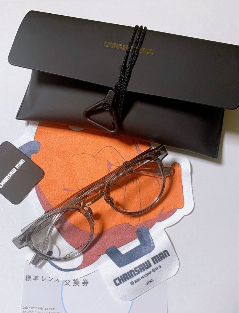 JINS×チェンソーマン パワーモデル ジンズ power メガネ 眼鏡 コラボ