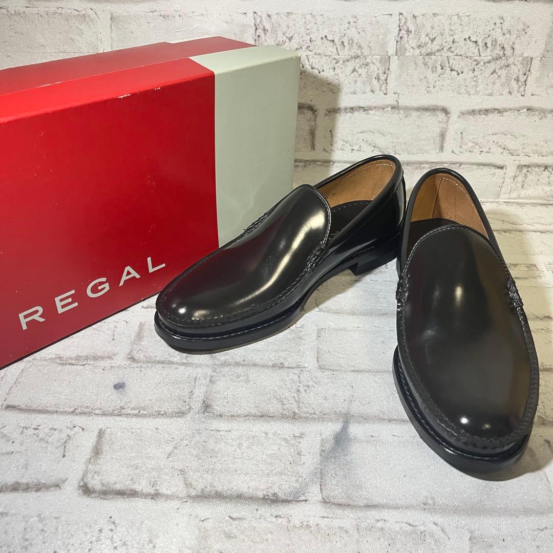 未使用】 リーガル 15DR コブラヴァンプ ヴァンプローファー ブラック