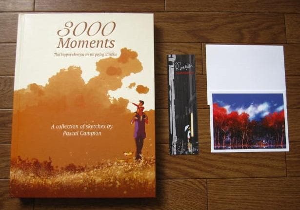アート・デザイン・音楽 3000 Moments: A Collection of Sketches 3000 Moments: A Collection of Sketches by Pascal Campion - Signed