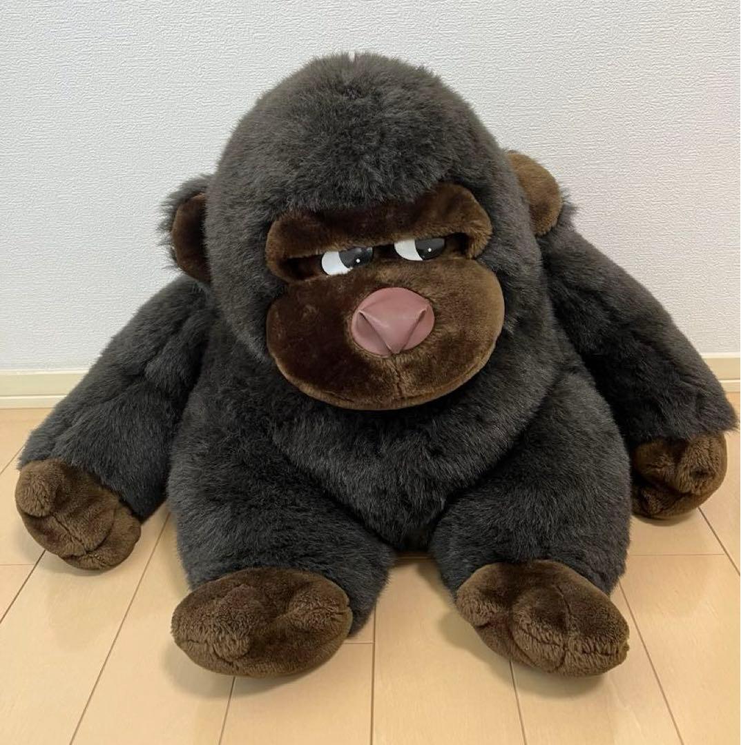 ゴリラ ぬいぐるみ kitten 特大 レトロ - メルカリ