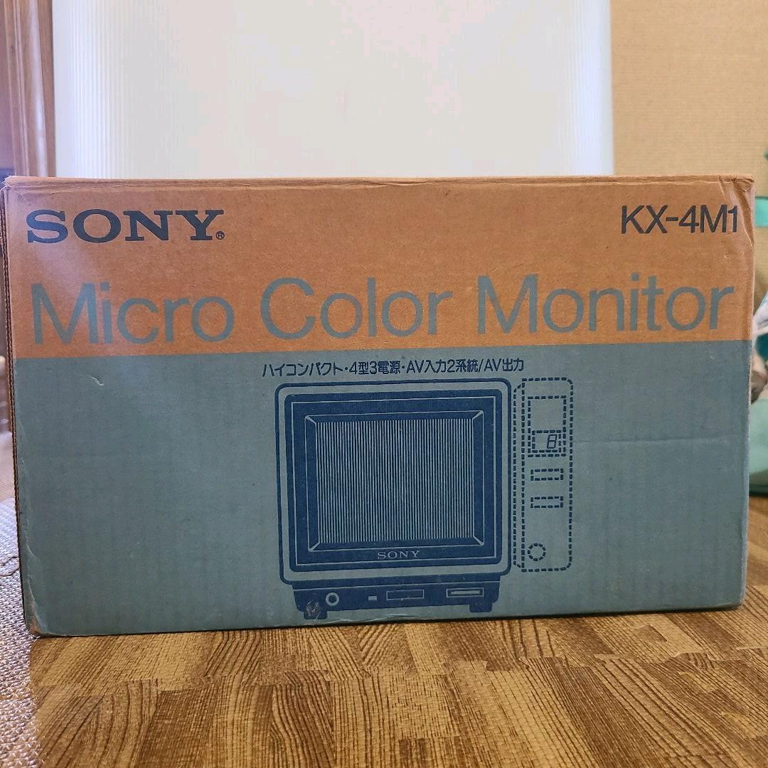 SONY MICRO COLOR MONITOR KX-4M1 - メルカリ