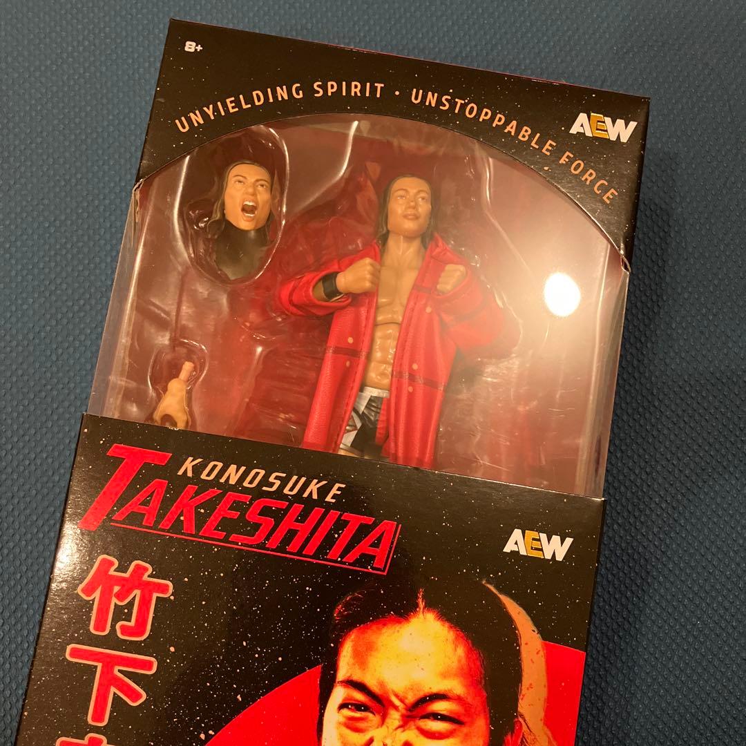 新品・未開封) 竹下幸之介 The Alpha AEW フィギュア