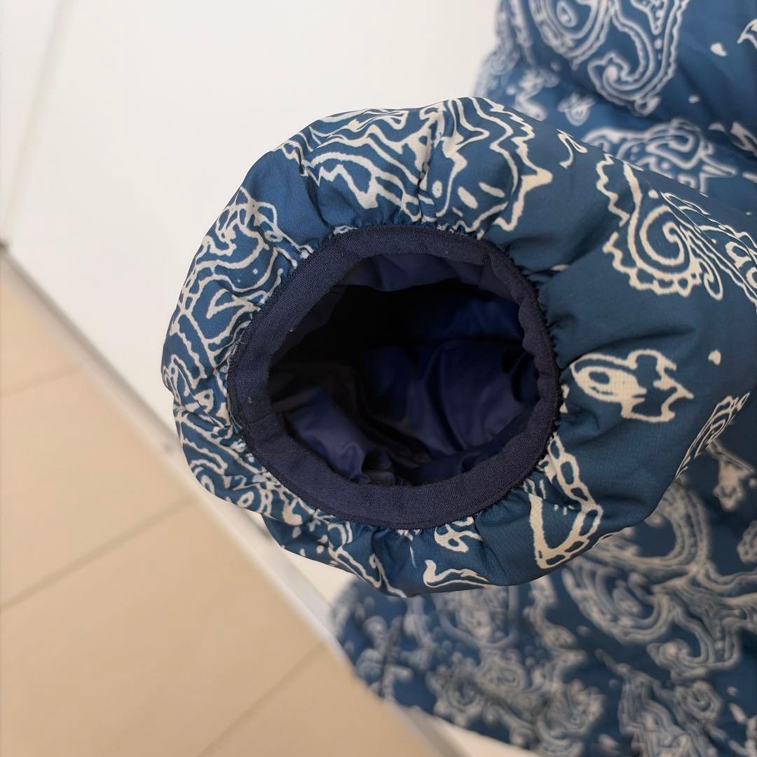 supreme micro down ペイズリー柄 ブルー Sサイズ - メルカリ