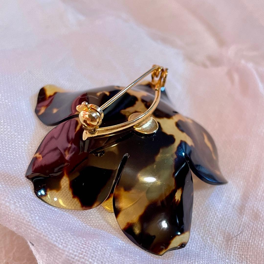 本鼈甲 ブローチ 未使用アンティーク 磨き直し済み - メルカリ