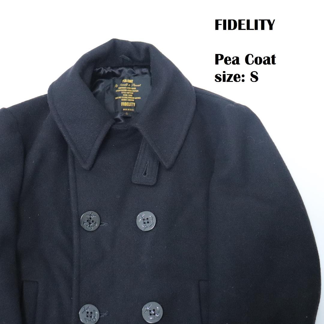 USA製】FIDELITY フィデリティ ウール Pコート ミリタリー S - メルカリ