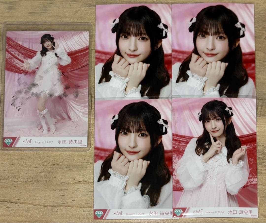 ノイミー 永田詩央里 直筆 きゅんかわ人生 ヒキ ノイミー 永田詩央里 きゅんかわ人生 生写真 直筆 ヒキ イラコメあり