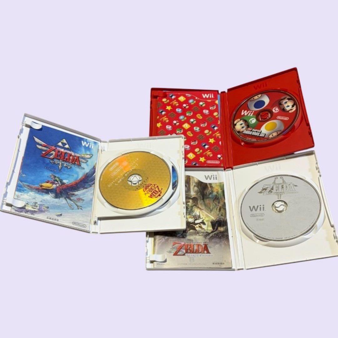 ゼルダの伝説・スーパーマリオセット Wiiソフト まとめ売り - メルカリ