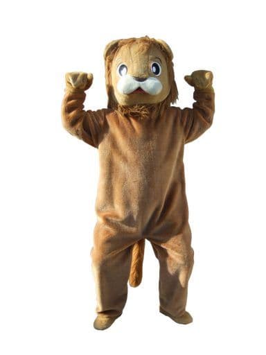 ライオン　着ぐるみ　業務用　イベント用 ☆本格的着ぐるみ 獅子 ライオン ☆大人用 イエロー 黄色いライオン