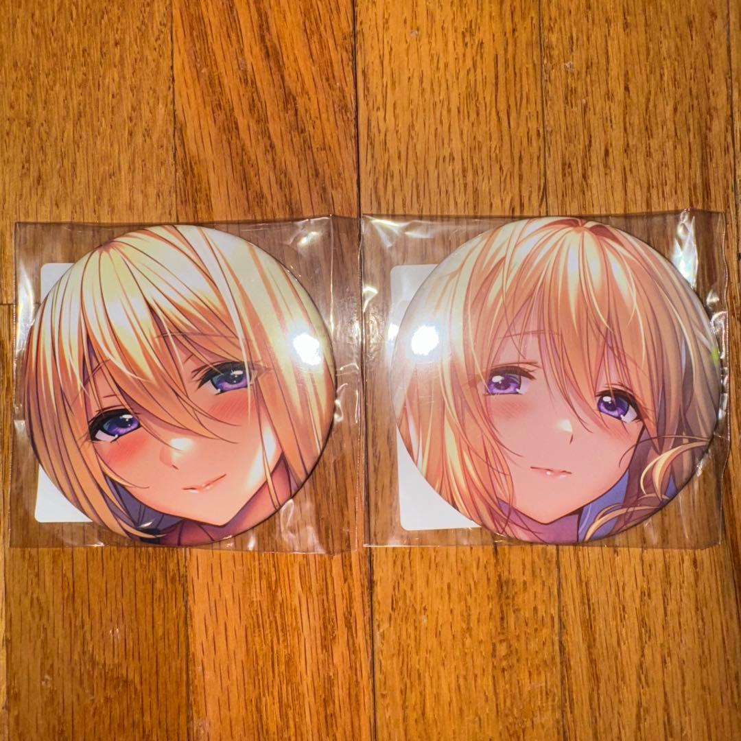 アマカノ2＋×FANZAオンラインくじ 蔦町ちとせ 缶バッジ2種類セット