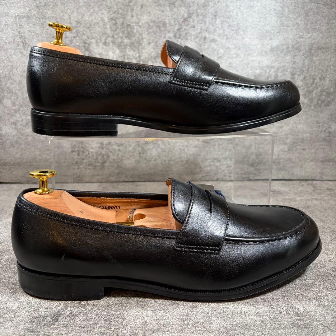 新品 オリヒカ 25cm EEE イタリアンレザー ローファー マッケイ 黒