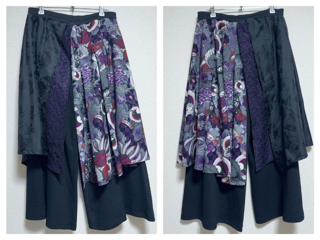 Qutie Frash 8分丈袴パンツ 紫 - メルカリ