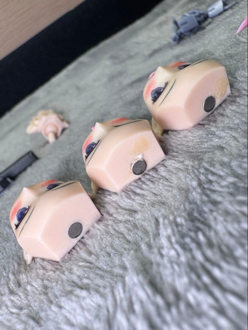 muscuto メカガデ子1.0 部分塗装&トップコート(髪の毛に破損あり)