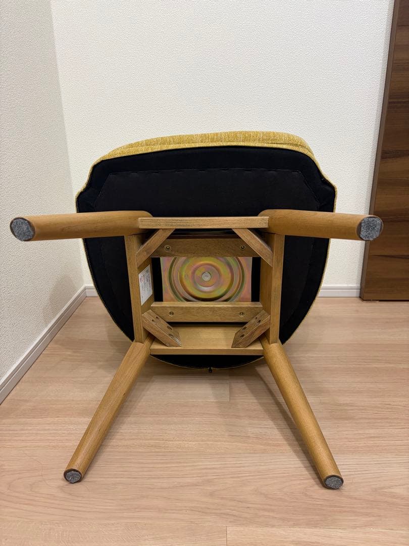 azu様専用】unico PIIVO(ピーヴォ)チェア イエロー - メルカリ