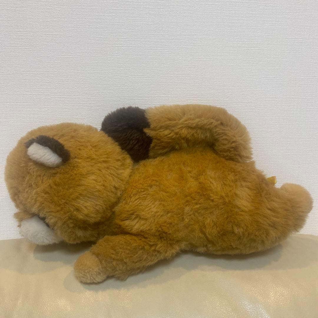 ぬいぐるみの三英 たぬき ぬいぐるみ 昭和レトロ - メルカリ