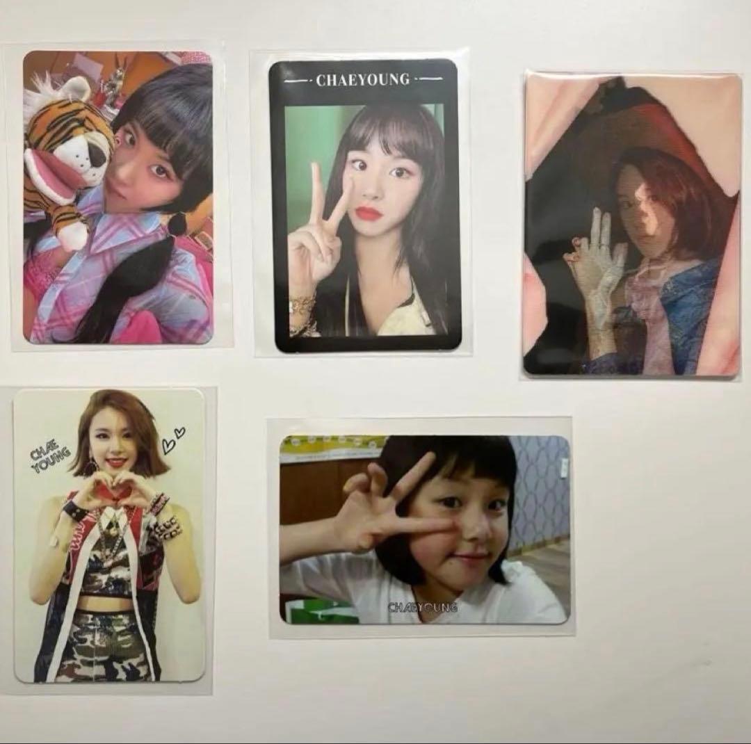 twiceチェヨン トレカ5枚まとめ売り 幼少期・レンチキュラー - メルカリ