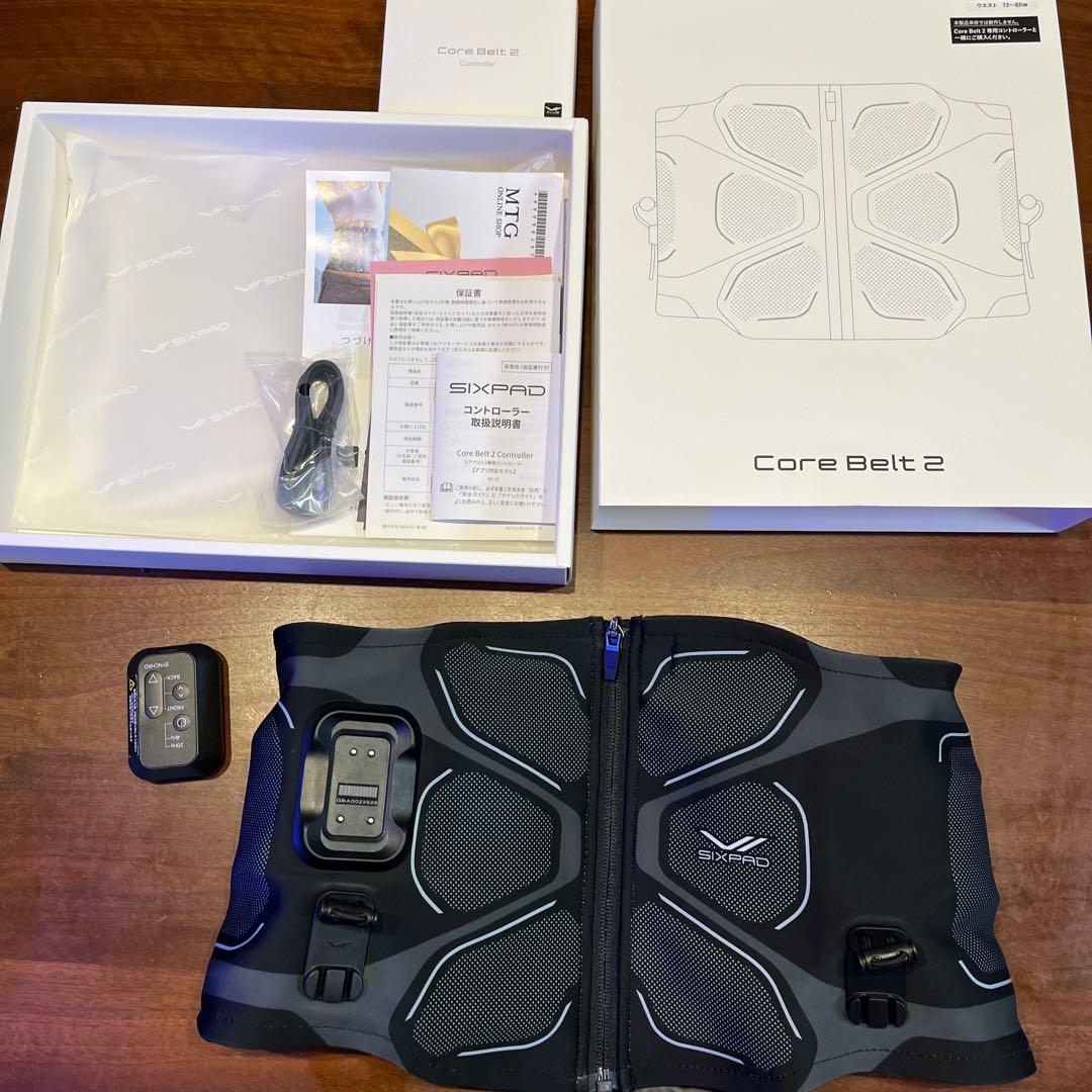 SIXPAD EMS シックスパッド コアベルト 2 コントローラー付　Mサイズ 楽天市場】シックスパッド コアベルト 2 専用コントローラー付 公式