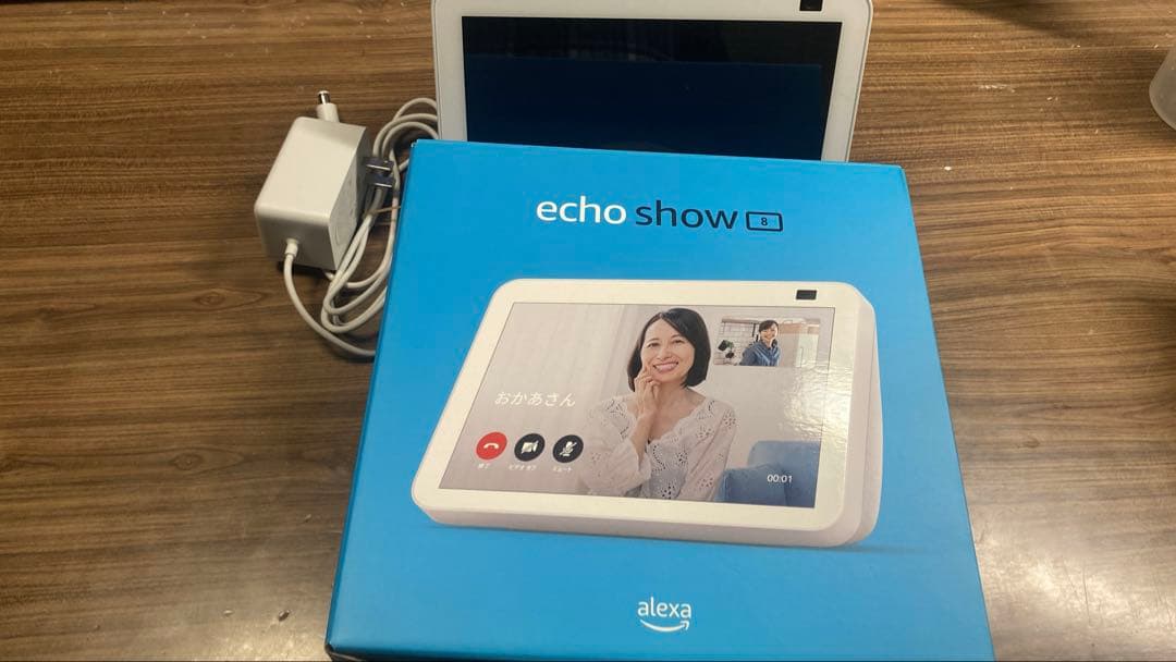 【値下げ】Amazon Echo Show 8（第二世代） 本体とACアダプター New Echo Show 8 第2世代 2021年モデルを買ったのでレビュー。Wi-Fiの