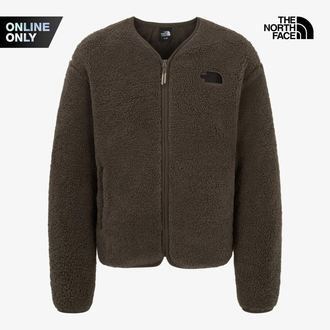 新品タグ付き】ノースフェイス フリースカーディガン ブラウン L