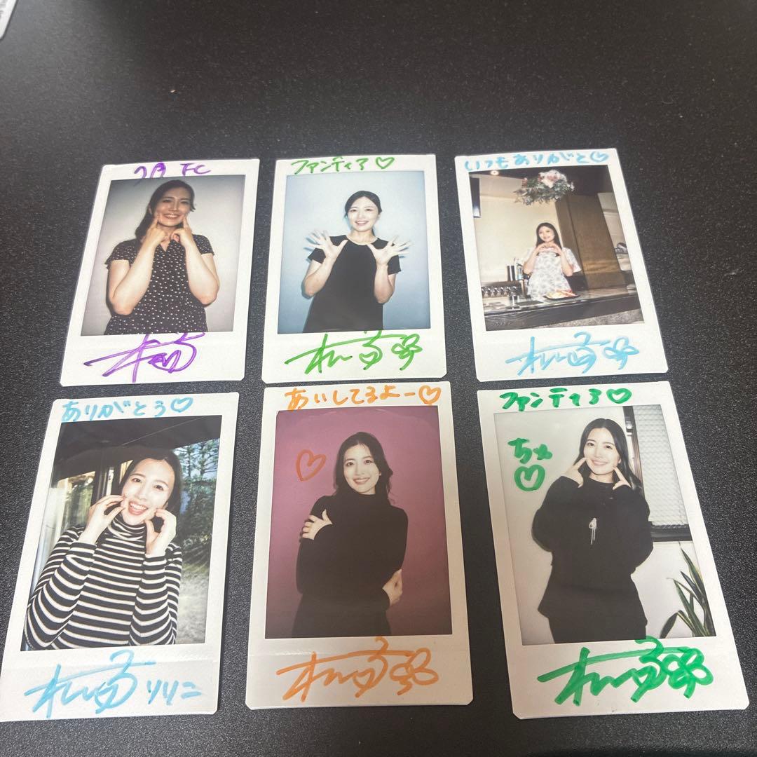 ✨木下凛々子さん✨直筆サイン入りチェキ 6枚セット新品未使用‼️最終値引き‼️