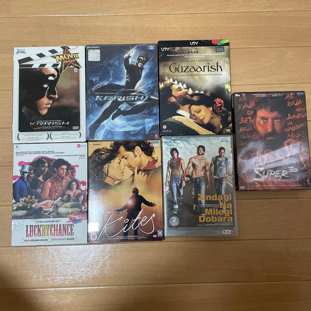 インド映画*DVD リティク・ローシャン出演作品 7本作品セット - メルカリ