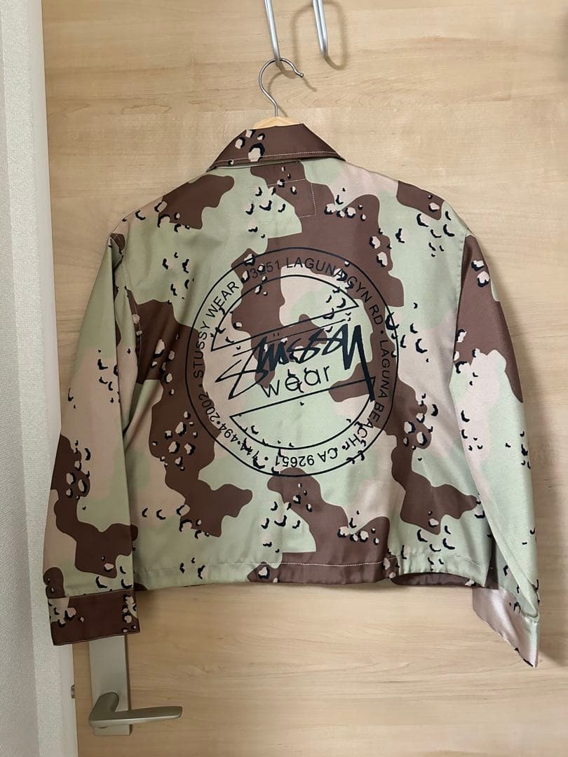 STUSSY カモフラ 迷彩コーチジャケット - メルカリ