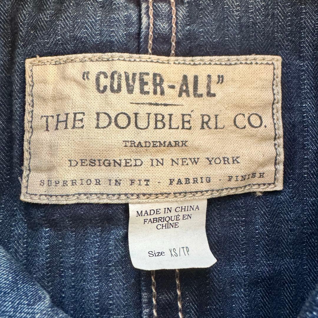 RRL ダブルアールエルインディゴ ヘリンボーンオールインワン つなぎ