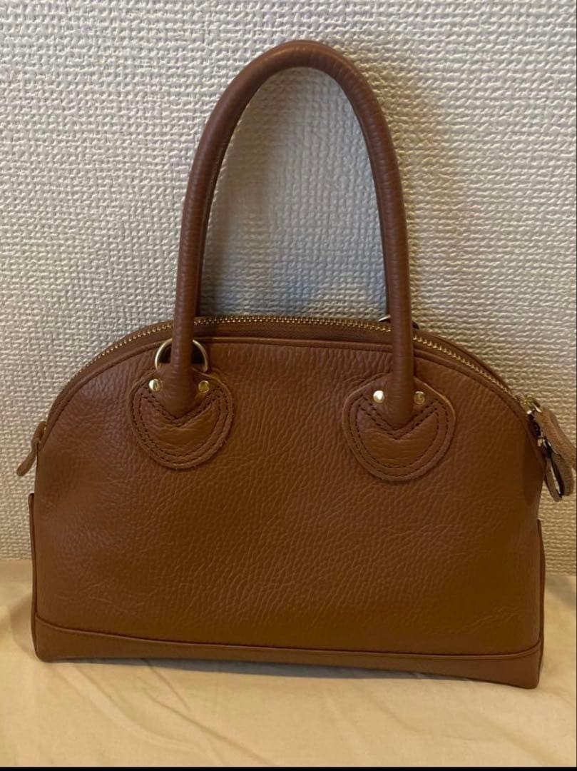 YOLK & OLSEN ブラウンハンドバッグ - メルカリ