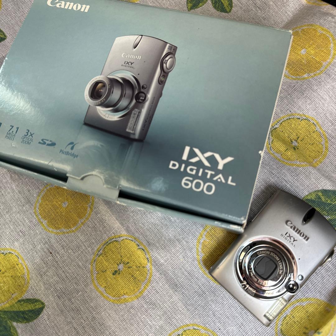 Canon IXY DIGITAL 600 オールドデジカメ オールドコンデジ