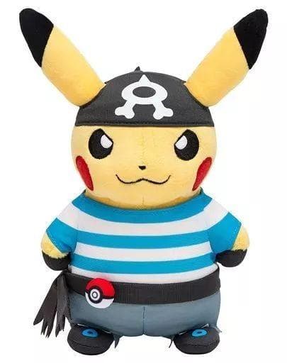 ポケモンセンターオリジナルぬいぐるみ 団員ごっこピカチュウ(アクア団