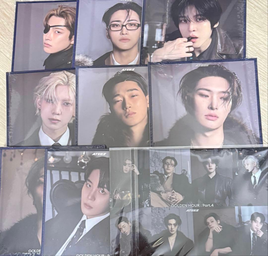 ATEEZ GOLDEN HOUR Part.4 デジパック コンプセット - メルカリ