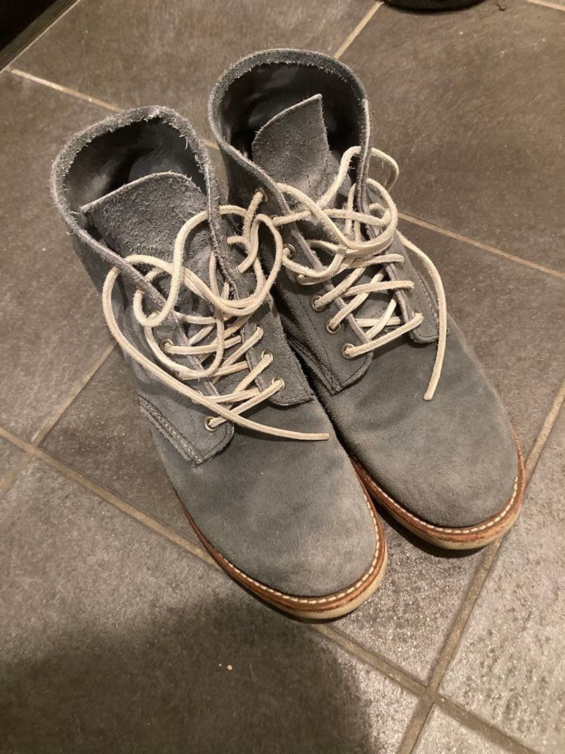 レッドウィング　8144 グレー スエード ワークブーツ　27cm Red Wing 8144/boots/gray/レッドウィング8144/ブーツ/灰色 | UTA5