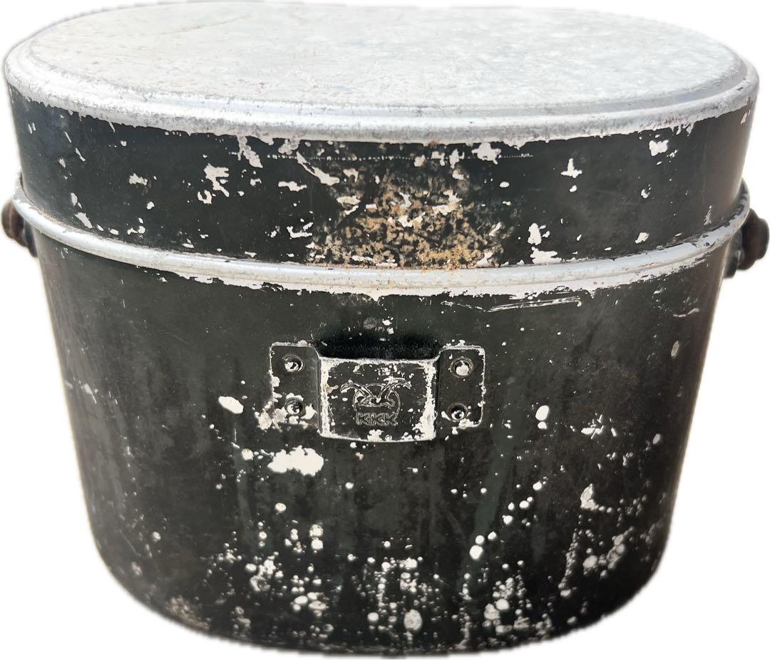 旧日本軍 昭和レトロ 鉄兜 水筒 飯盒 3点セット ミリタリー 当時物