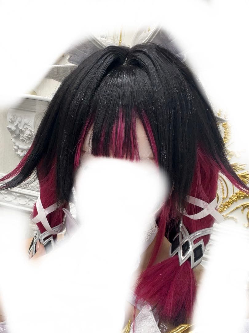 コロンビーナウィッグ 原神 送料無料◇原神 げんしん 風 コロンビーナ 月の少女 Columbina