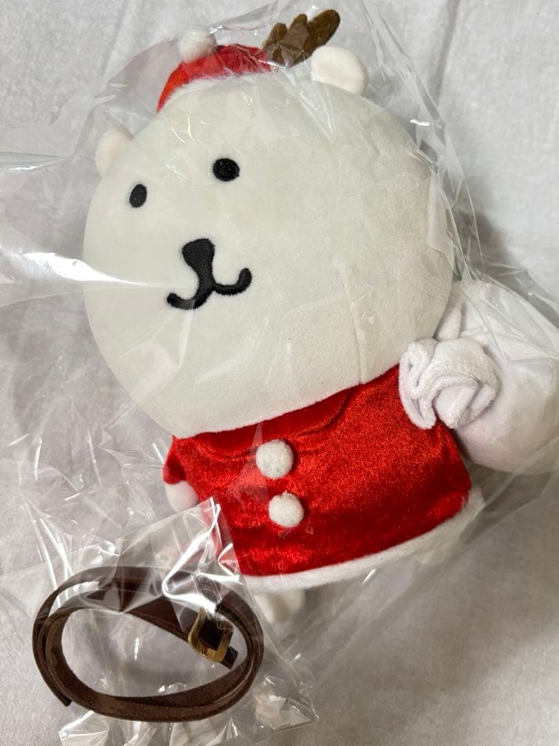 自分ツッコミくま ぬいぐるみS サンタ ナガノのくま｜自分ツッコミくま